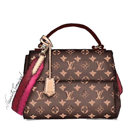 dessin sac louis vuitton|More.